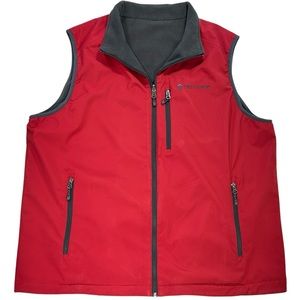 Free Country Reversible Front Zip Vest Size XL Men's